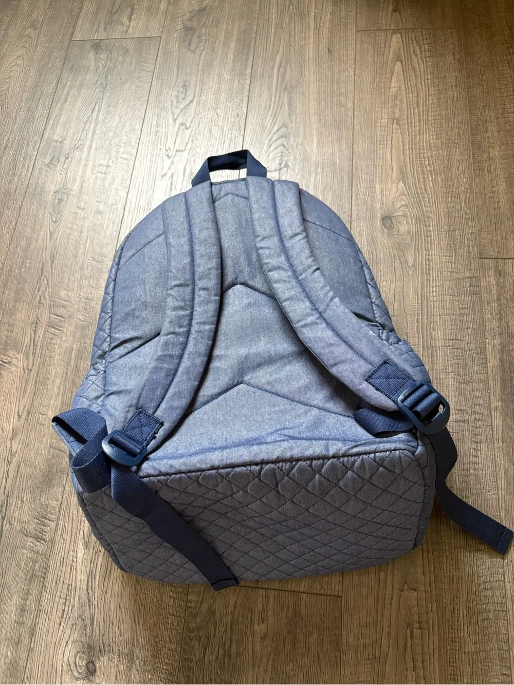 Vera Bradley Quilted Denim-Blue Backpack